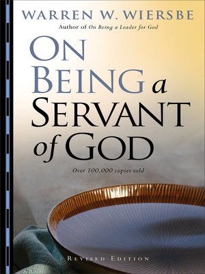 cover image of On Being a Servant of God